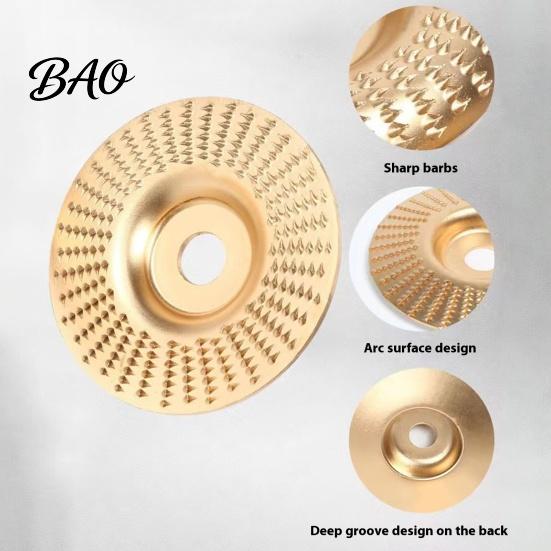 Polishing Sanding Disc Wood Grinding Set for Angle Grinder, Carbon Steel Disc, DIY Compatible Grinder Woodworking Durable 4" And 4.5"
