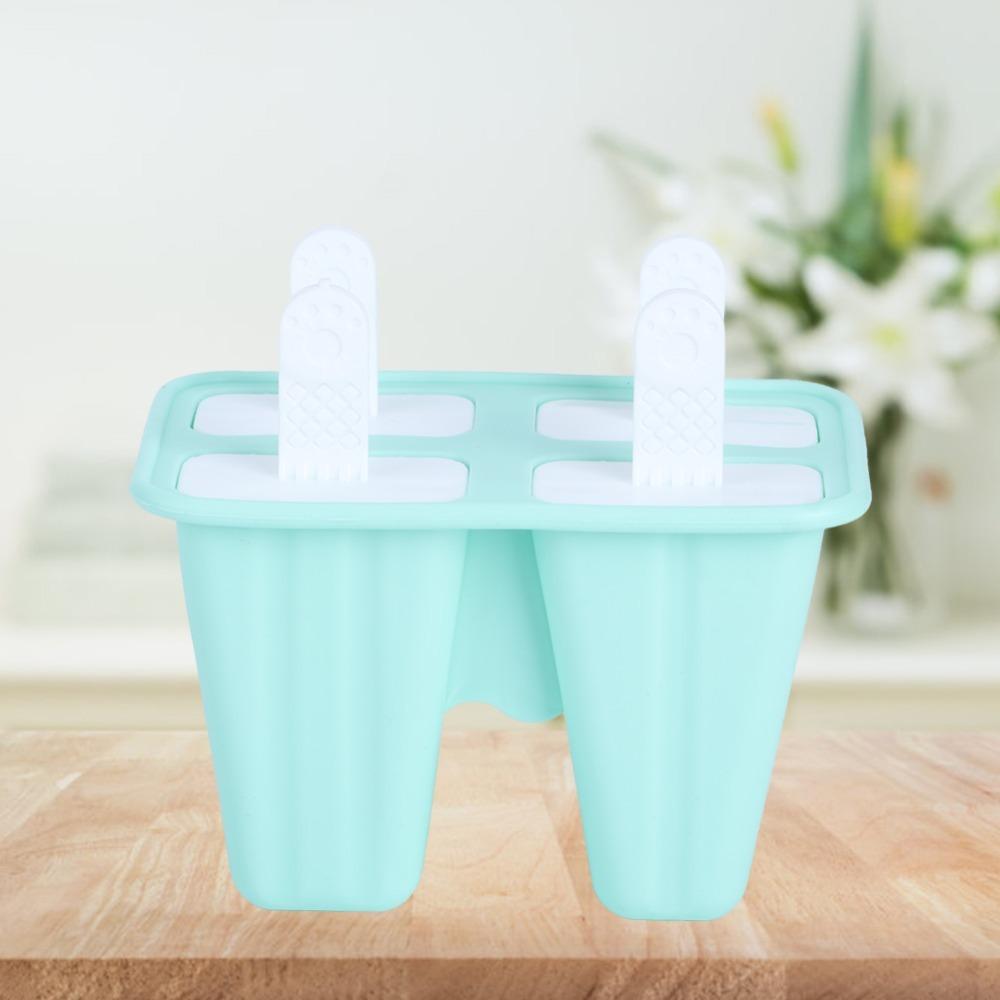 Easy Release Ice Cream Mould Mint Green Popsicle Mold Durable DIY Ice Cream Tools  Hot Summer