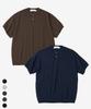 KNITTED Shellon Cooling Single Crop Knit_Henry Neck 5 Colors