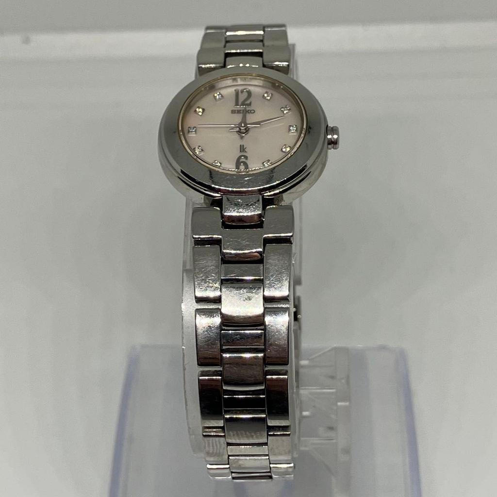 Used Excellent Condition, Working SEIKO LUKIA Women's Watch, 10P Diamond, Shell Dial, 403091