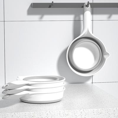 Folding Water Ladle Portable Plastic Water Ladle For Kitchen Can Be Hung