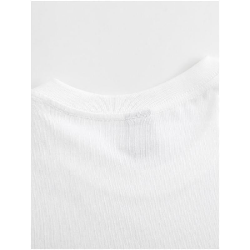 European Sizes Men'S Casual Digital Print T-Shirt | Polyester, Round Neck, Short Sleeve, Street Hip-Hop Style