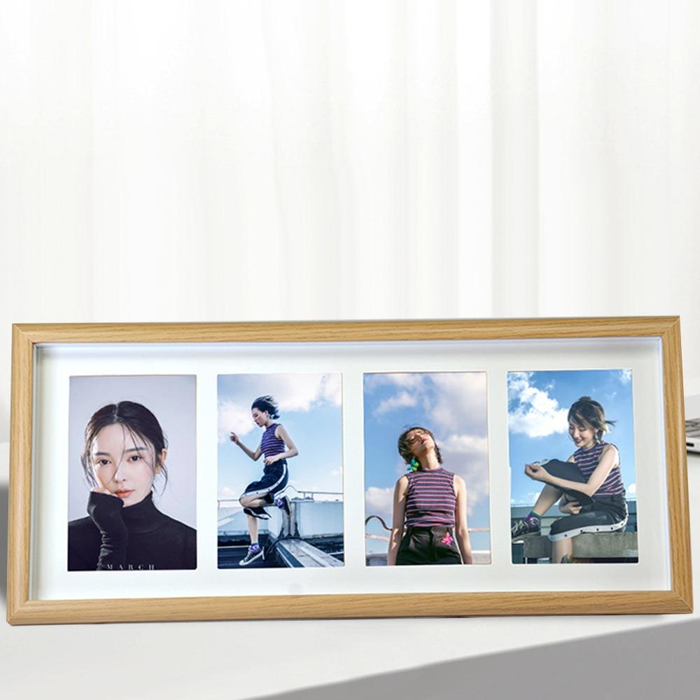 Modern 6 INCH Collage Photo Frame Stand - Up High Definition Tabletop Frames Wooden Durable Photo Frames Desktop Decor