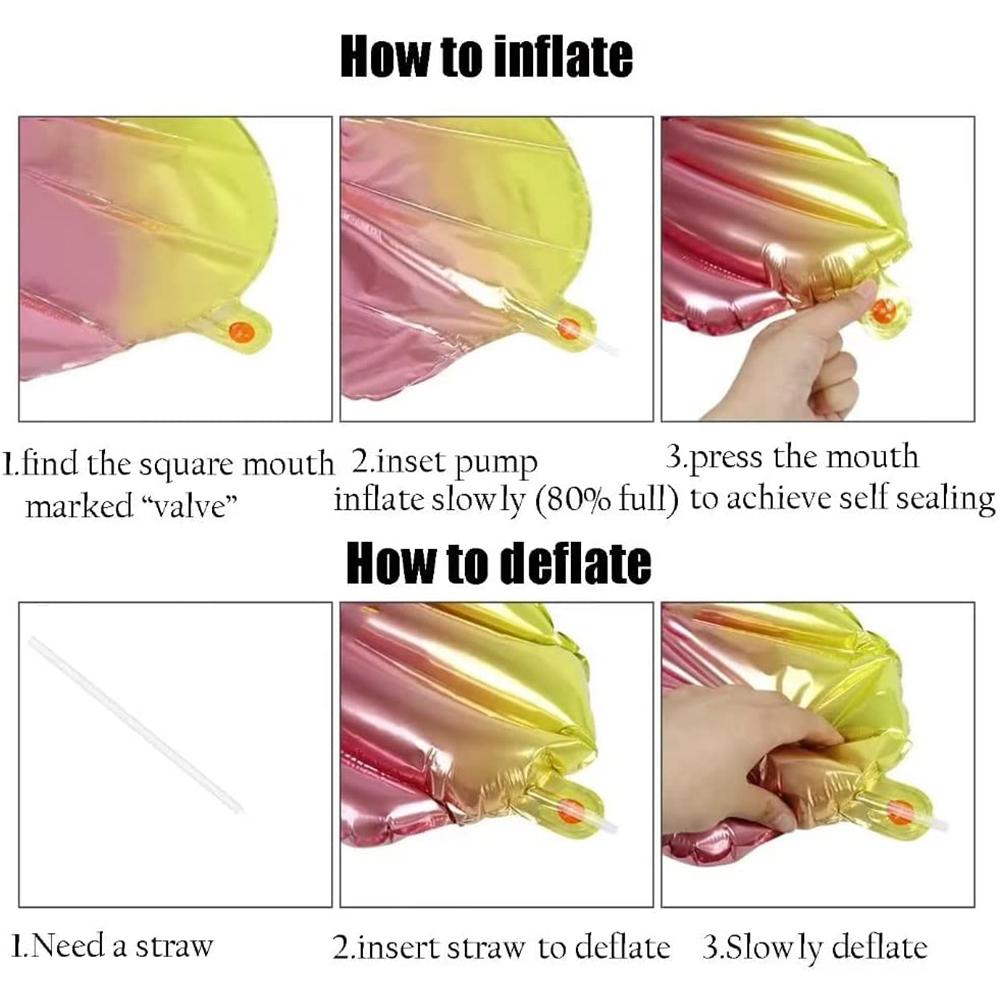 New 4pcs Colorful Butterfly Wings Balloons for Butterfly-Themed Party Decoration