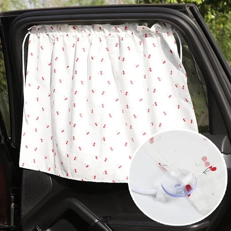 1pcs Curtain In The Car Window Sunshade Cover Cartoon Universal Side Window Sunshade UV Protection For Kid Baby Children