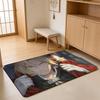 ANIME F-Fullmetal Alchemist Floor Mat Absorbent Floor Mat Non-Slip Entrance Rug for Bathrooms Restrooms and Toilets