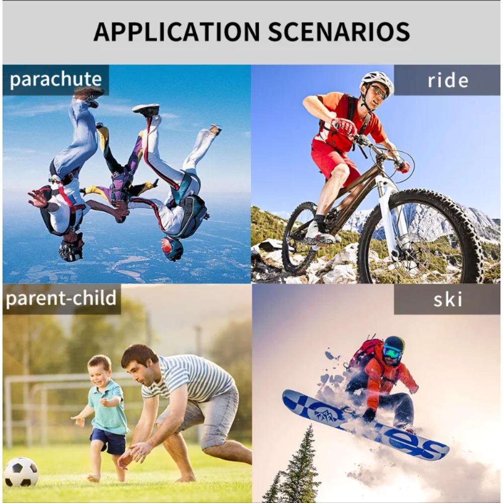 Action Anti Shaking Mini Camera 1080P Full HD Head Mounted Magnetic Attraction Motion Camera DV Sport Video Recorder Helmet Bike