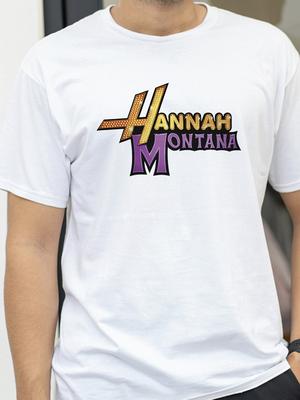 Neues Hannah Montana T-Shirt Damen Moderner Stil Grafik T-Shirt Mädchen Lustige Streetwear Japanische Kleidung Y2k Kleidung Damenbekleidung