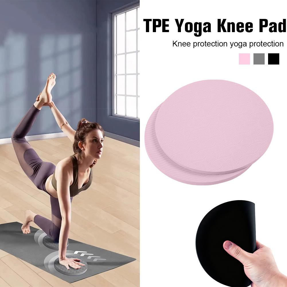 2 Pack Yoga Knee Pads Thick Exercise Cushion for Knees Elbows Wrist Hands Head Foam Pilates Kneeling Pad