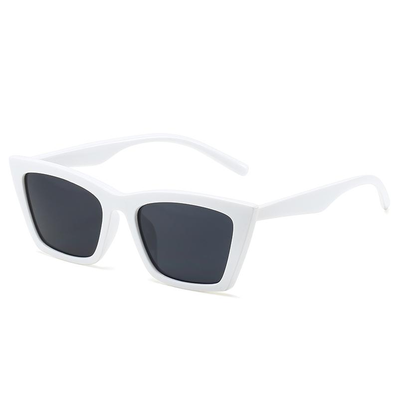 INS Hip-hop Style Fashion Korean Cat Eye Men Sunglasses Women Unisex With 7 Colors outdoor square Shade Eyewear