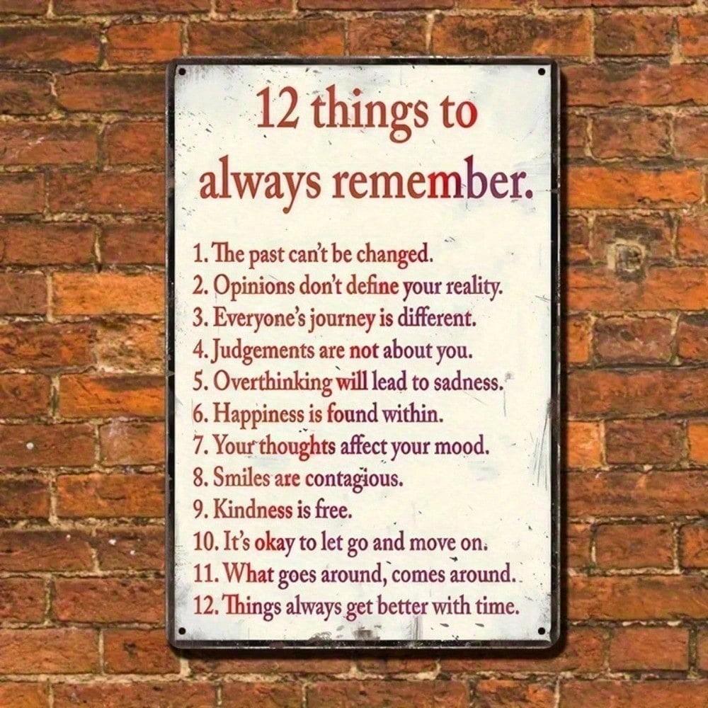 Retro metal paintings, furniture, living room decoration 20x30cm