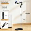 Lazy Person's Telescopic Metal Phone & Tablet Holder for Bedside or Desk