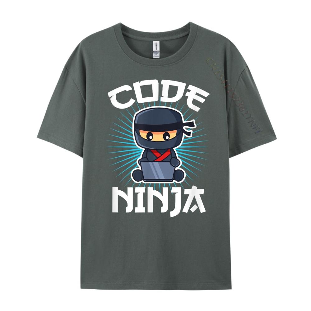 Code Ninja Programmer Coder Computer Programming Coding Luxury T Shirt Woman Mens TShirts Easter Sunday