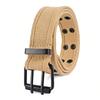 Men and women double-breasted belt double-hole middle-aged and young men's tooling trend punk pink buckle belt