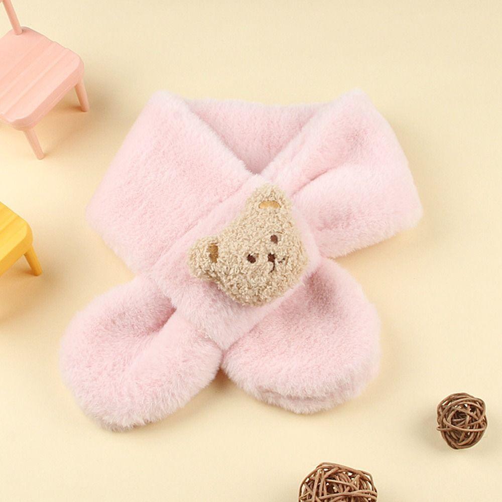 Warm Kids Winter Scarf Thick Plush Scarf Fashion Neck Warmer  Baby Boys Girls