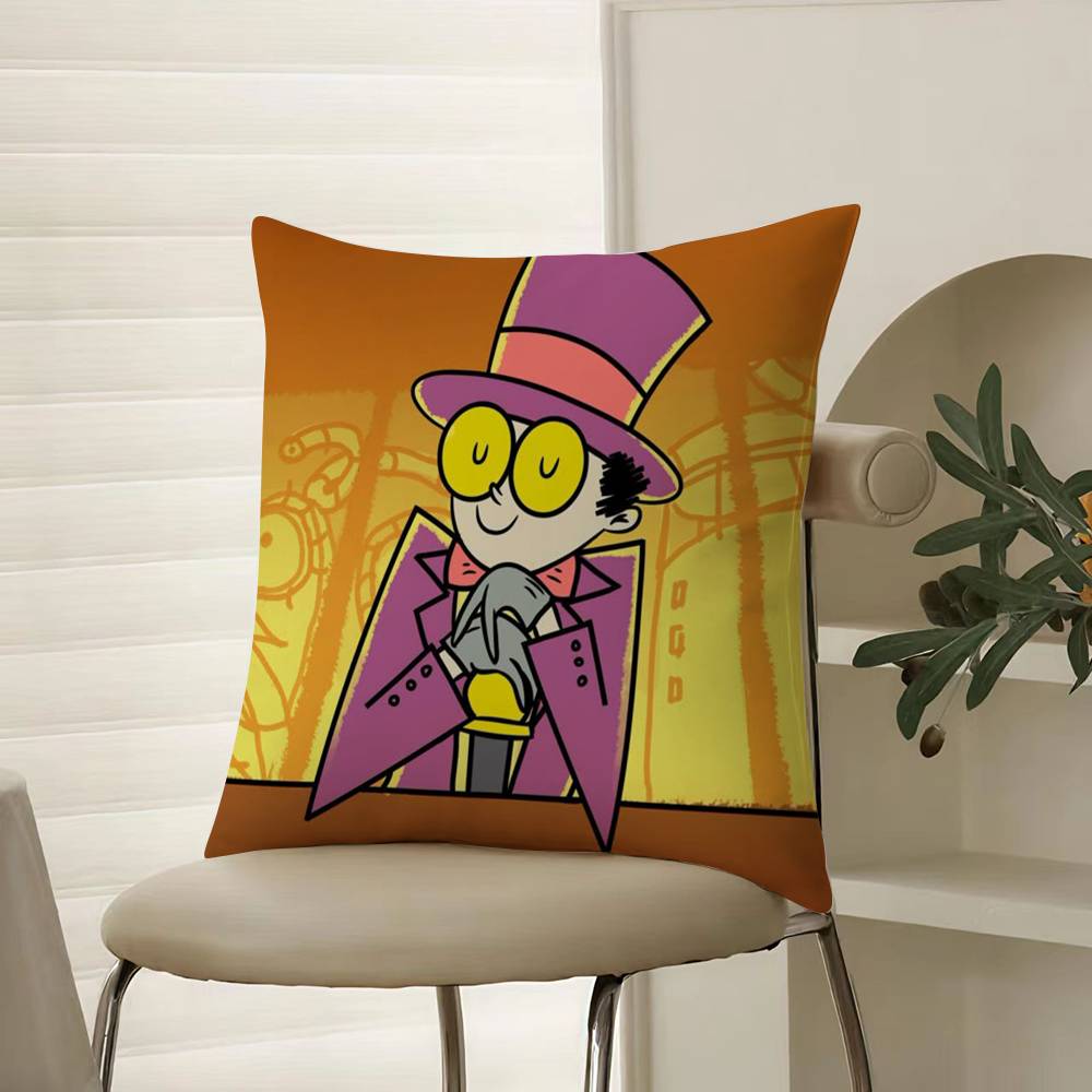 Coole Cartoon S-Superjail Kissenbezug Komfort Sofa Bett Seidig elegant Verdeckter Reißverschluss Dekorative Kissenhülle