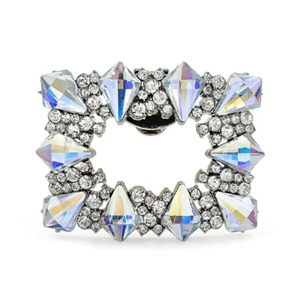 Accessories Wedding Bride Shoe Decorations Clip Glass Crystal Rhinestone Shiny Clips High Heel Removable Buckle Decorative Women