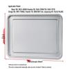 Small Rise Baking Pan: Household Oven Tray for Baking and Grilling