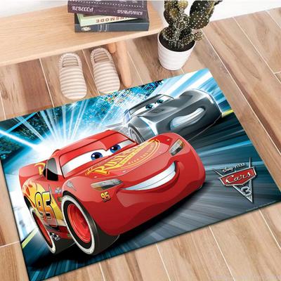 Alfombra para el suelo de Cars Rayo McQueen para el hogar, sala de estar, dormitorio, alfombra de juegos para niños, felpudo para sofá, decoración, alfombra para niños, alfombrilla antideslizante para el suelo