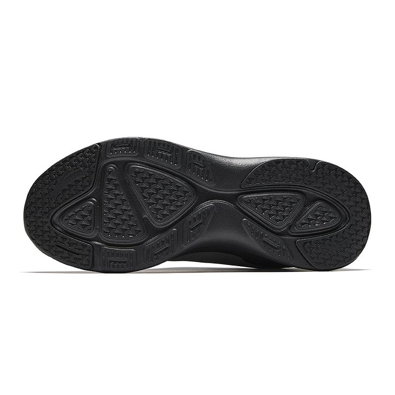Anta Shen Xing LITE Textile, Synthetic Leather Low top Training Shoes Men's Volcanic Ash/Black 112547713-5