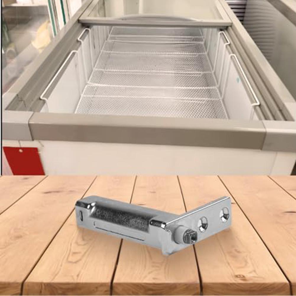 Silver Stainless Steel Fridge Door Hinge Smooth Opening Closing Mechanism For Refrigerator Repair Replacement Accessory
