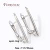 18K Gold Plated Anti-Allergy Earring Hooks Basic Copper Earwire Fastener Accessories For DIY Women's Earring Making Supplies