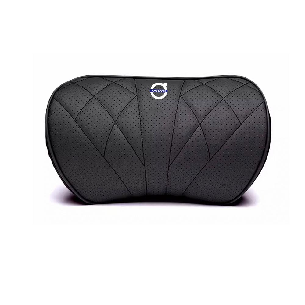 

Leather Car Seat Cushion Memory Form Pillow Lumbar Support Pad Decor For Volvo Rdesign V40 V50 S40 S80 XC60 S60 C40 S60 V90 V70