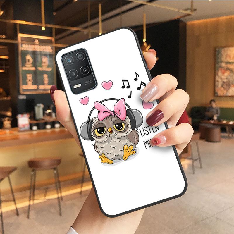 Owl Hearts Lover Phone Case for OPPO Realme GT 2 Pro X2 Pro XT C25S 8 7 6 Pro 6i GT Master C3 C21 C21Y C11 X3 SuperZoom