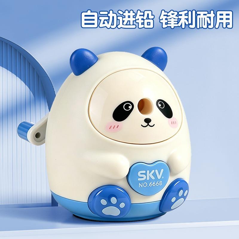 Cute Cartoon Animal Shaped Durable Manual Pencil Sharpener For Kids Students