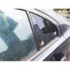 Carbon Fiber Look Window Louver Shutter Cover Side Vent For Mitsubishi Lancer