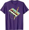 80s 90s Retro Party Costume Nostalgia Cassette TShirt Graphic Tee Unisex Casual Cotton TShirt