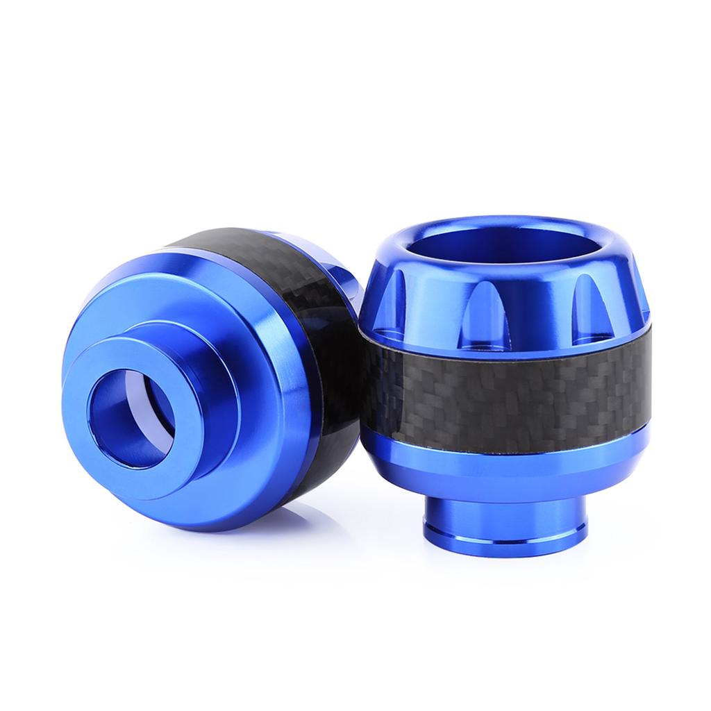 1 Pair of Carbon Motorcycle Front Fork Frame Sliders Crash