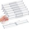 Easy Assemble Adjustable Drawer Dividers Trasparent Drawer Separators Tools  Kitchen Utensils
