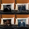 PPeaky BBlinders Movie Print Polyester Pillow Case for Valentine Gift Home Sofa Cushion Cover Decoration Custom