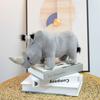 Wild Animals Rhinoceros Plush Toy Stuffed Animals Stuffed Rhinoceros Doll  Xmas Gift