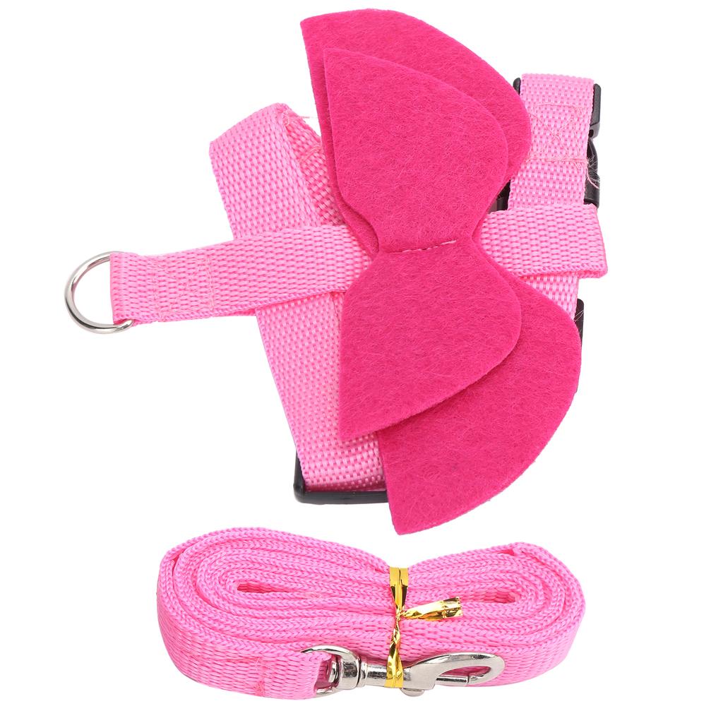 Pet Rabbits Harness Walking Harness and Leash Set with Wing for Small Animal