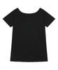 MUCENT Logit Heart Cross Hotfix One Shoulder Short Sleeve Tee (2 Colors)