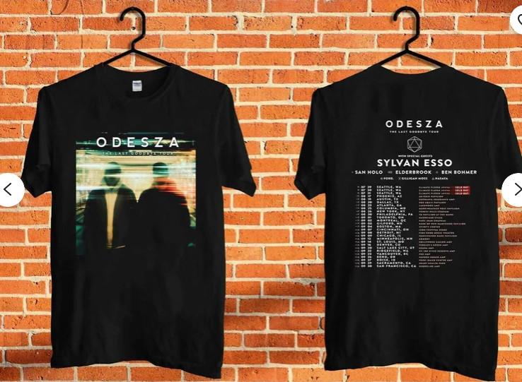 Odesza The Last Goodbye Tour 2022 Shirt 2 sides Odesza Shirt. S