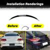 For Mercedes-Benz C Coupe C205 AMG 2015 2016 2017 2018 2019 2020 2021 Car Trunk Spoiler Roof Splitter Rear Wing Auto Decoration