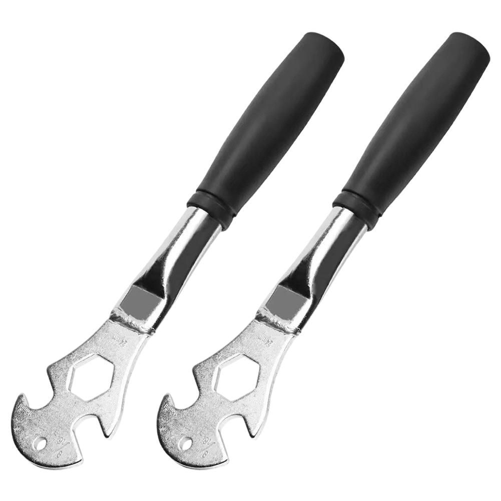 Bicycle Pedal Wrench Extra Long Handle MTB Road Mountain Bike Pedals Install Remover Removal Replace Repair Tool Spanner 15mm