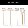 4pcs Garden Sand Rake Set Miniature Wood Handle Tools for Home and Office Decoration Meditations Rake Accessories