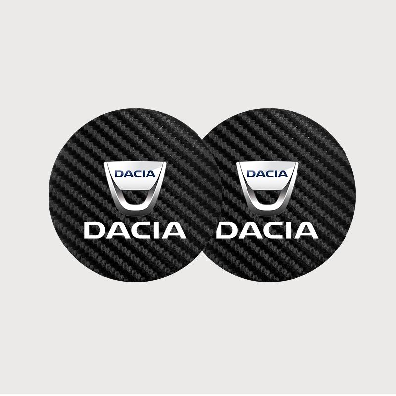 

2PCS Car Cup Slot Non-Slip Mat Auto Accessories For New Dacia Duster Logan Sandero Jogger Spring Stepway Dokker Lodgy MCV