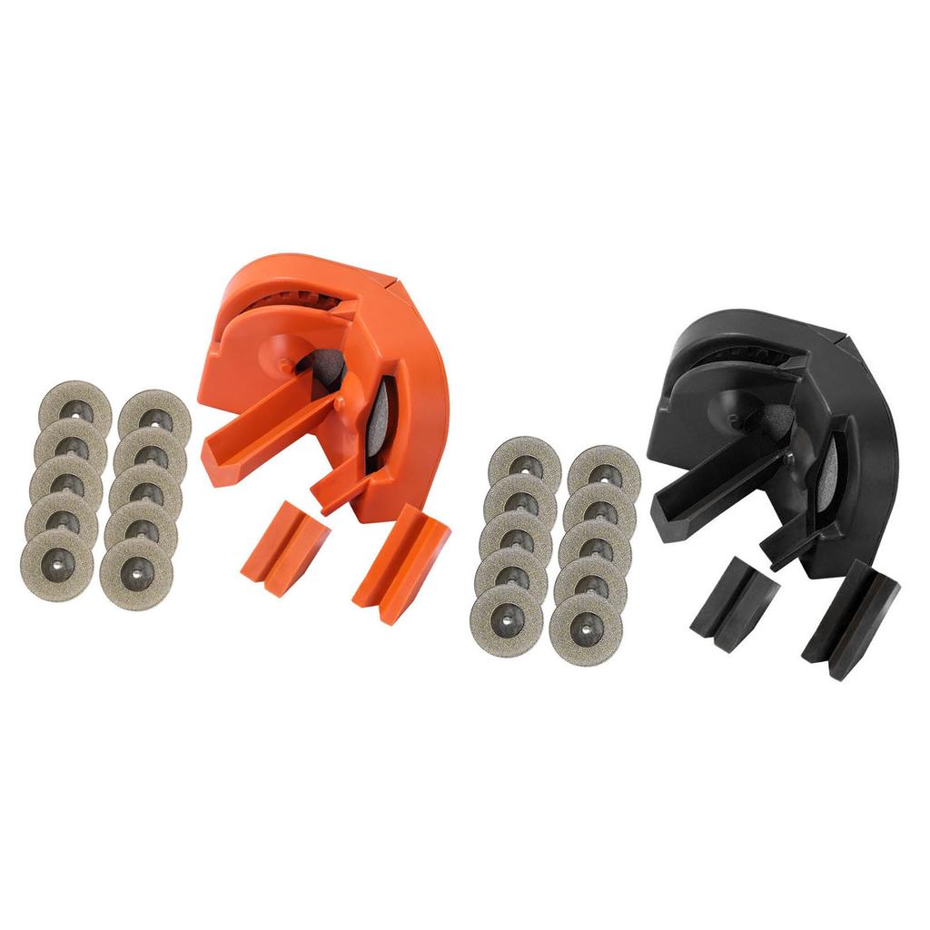 Set Ascuțitor Burghie Ascuțitor Burghie de Înaltă Precizie 10 Buc Discuri Abrazive Diamantate și 3 Auxiliare
