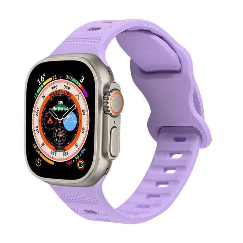 King Kong Butterfly Buckle Silicone Sport Watch Band for iWatch