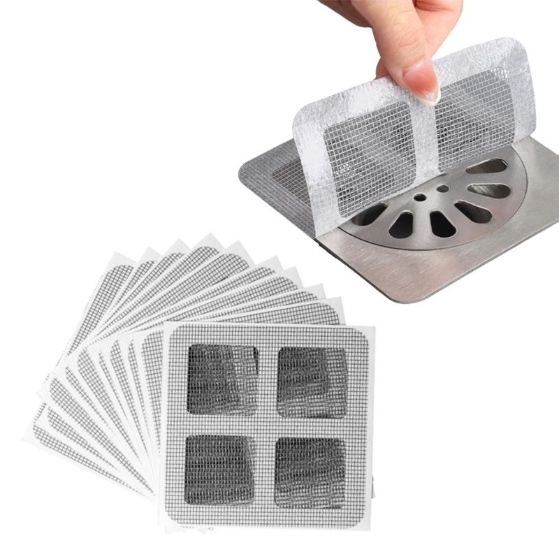 Single Use Stickers Set Convenient Hair Drain Stickers Easy To Use Stickers Set