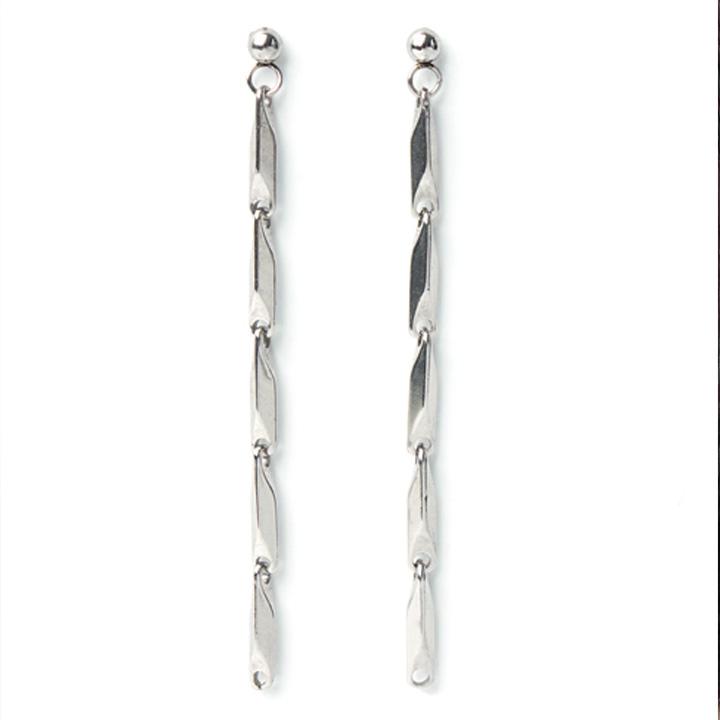 Glory_Arden Surgical Steel Stick Chain Earrings / Ghme-110