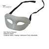 Adjustable Unisex Masquerade Prop Masque for Men Women, Venetian Party Half Face Versatile Event Costume Mardi Gras, Ball Proms, Halloween Vintage