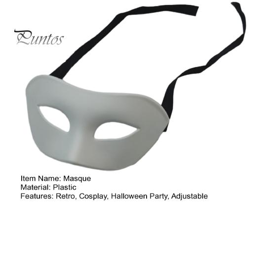 Adjustable Unisex Masquerade Prop Masque for Men Women, Venetian Party Half Face Versatile Event Costume Mardi Gras, Ball Proms, Halloween Vintage