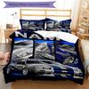Set Biancheria da Letto Fast & Furious Personalizzato con Nome 3 Pezzi Copripiumino Chiusura Include 1 Copripiumino & 2 Federe, Morbido e Confortevole per Tutte le Stagioni.