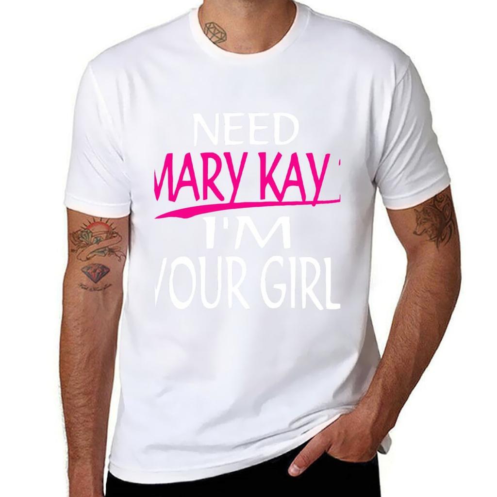 Mary Kay Im Your Girl Mary Kay Tshirt Basic Crew Neck Short Sleeve Top